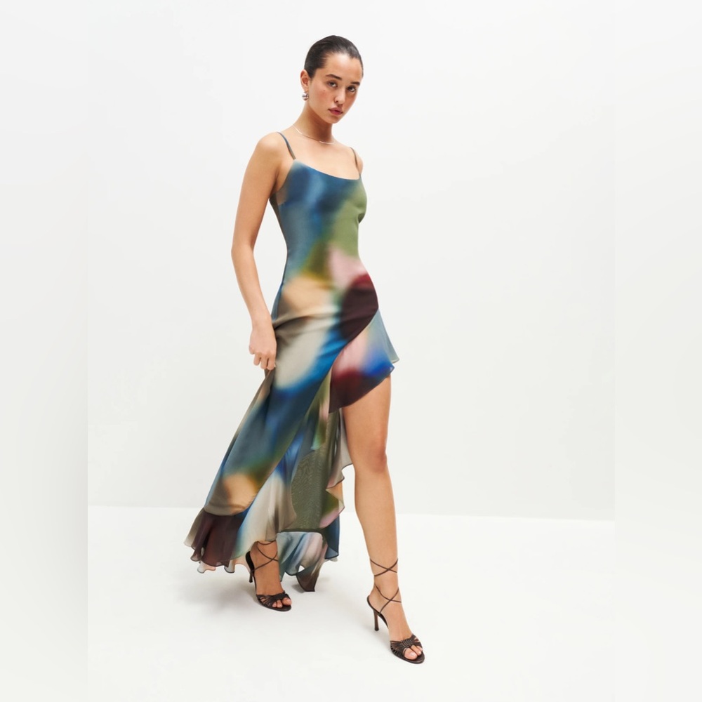 Reformation Women’s Medium Winola Dress in Blur